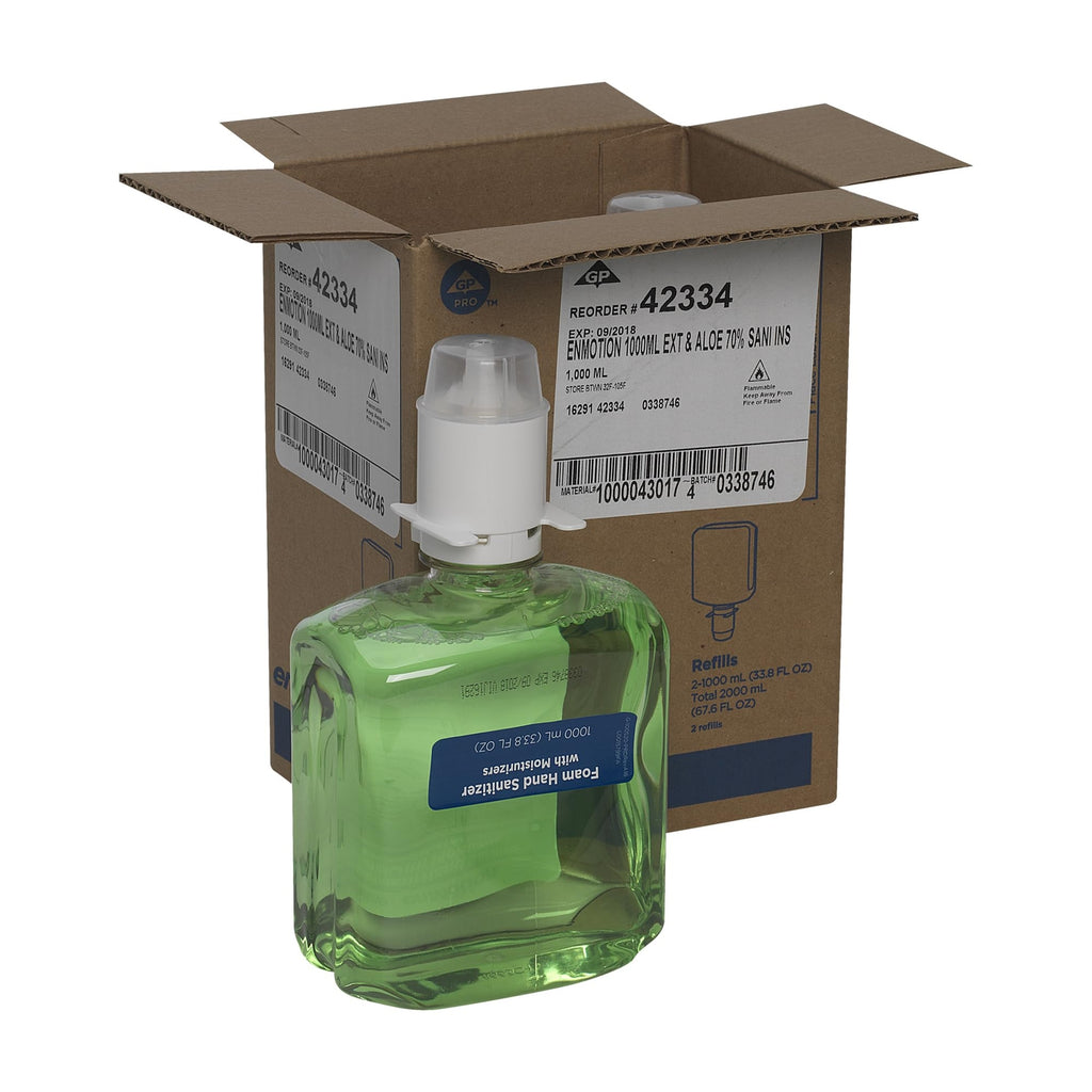 ENMOTION® GEN2 E3-RATED MOISTURIZING FOAM HAND SANITIZER DISPENSER REFILLS BY GP