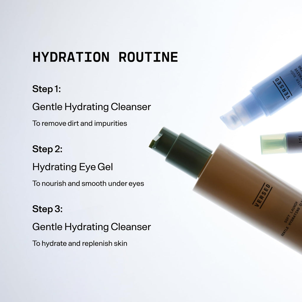 Versed Gentle Hydrating Facial Cleanser - Cream Face Cleanser with Hyaluronic