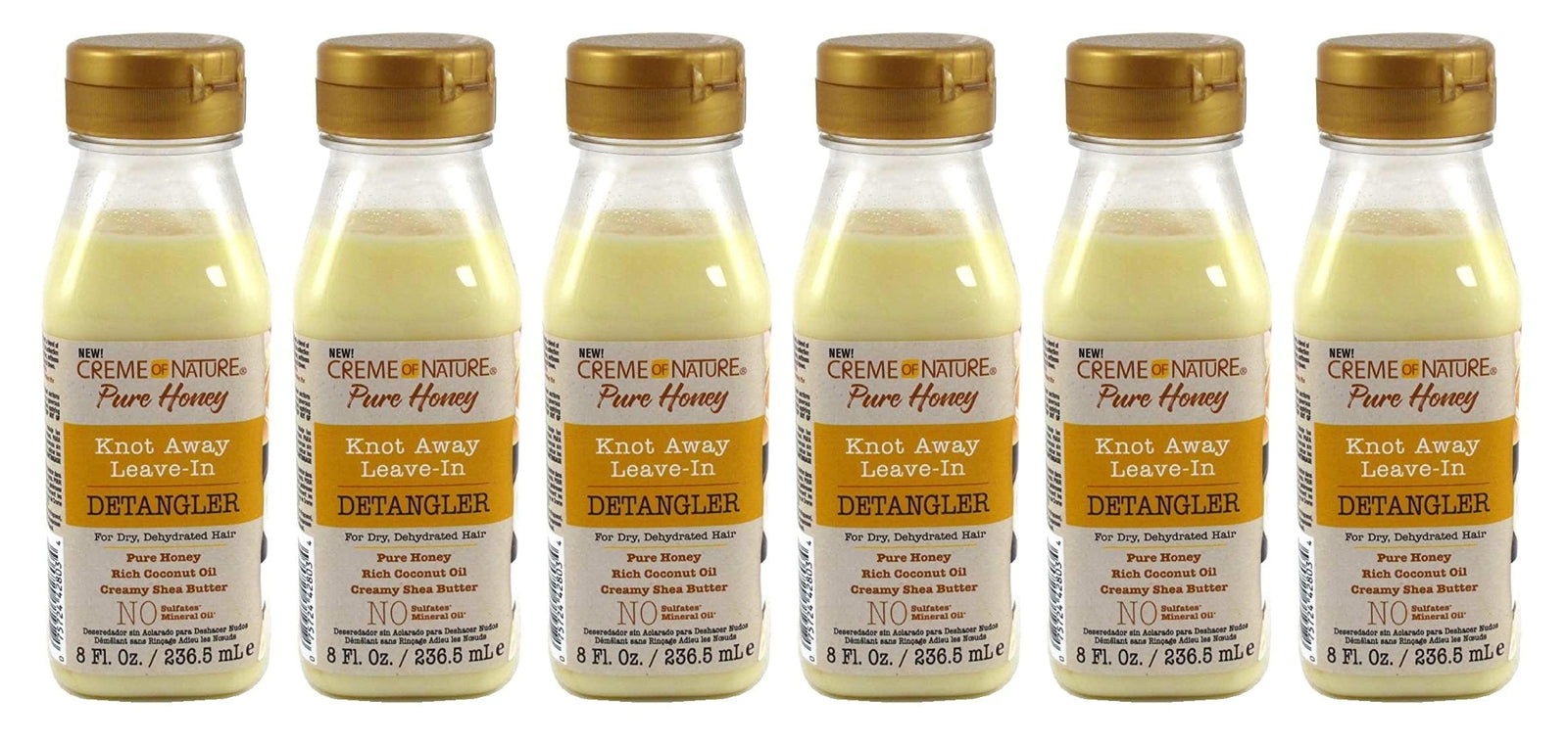 Creme Of Nature Pure Honey Detangler 8 Ounce Leave-In (236ml) (1 Pack)