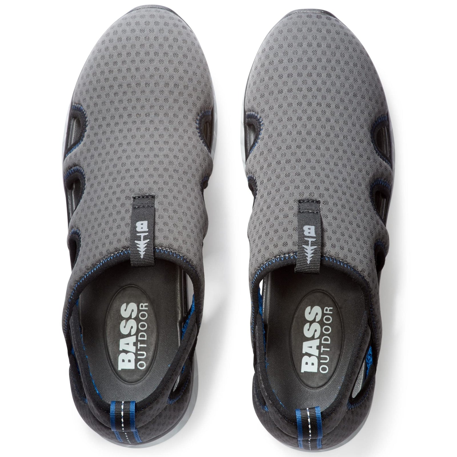 BASS OUTDOOR Men's HEX MESH Vent Hiking Shoe, Asphalt, 11.5