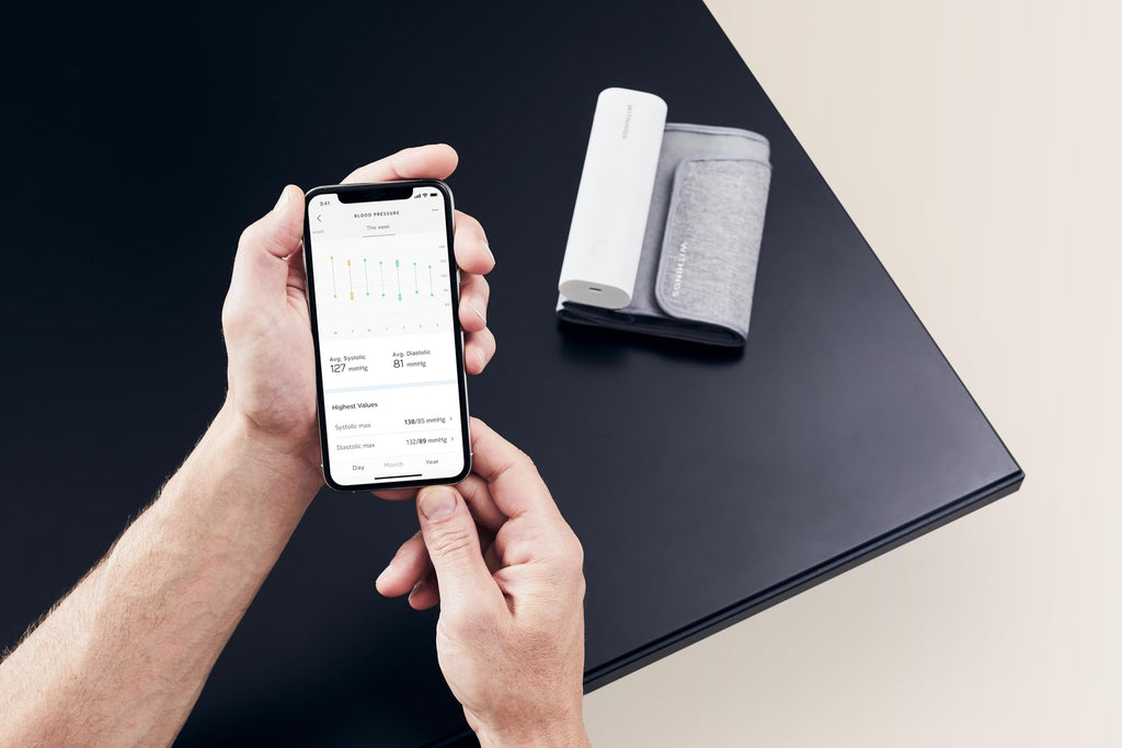 Withings BPM Connect - Digital Blood Pressure Cuff & Heart Rate Monitor - Blood