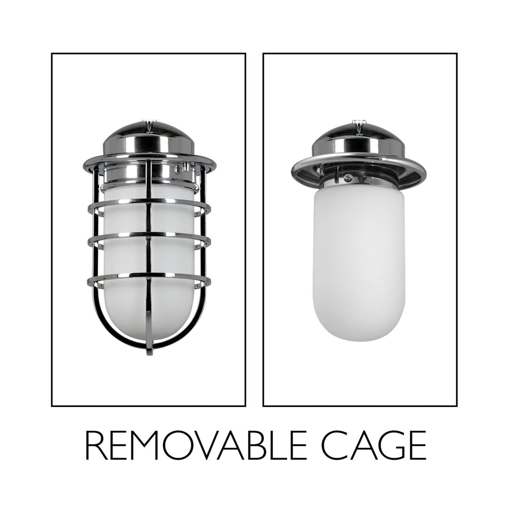 Design House 588962-PC Seaton Classic Industrial 1-Light Indoor Dimmable Pendant