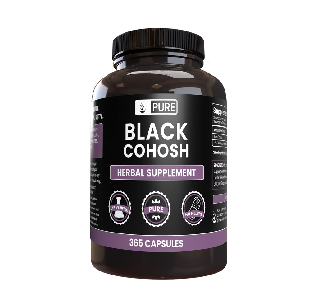 Pure Original Ingredients Black Cohosh (365 Capsules) No Magnesium Or Rice