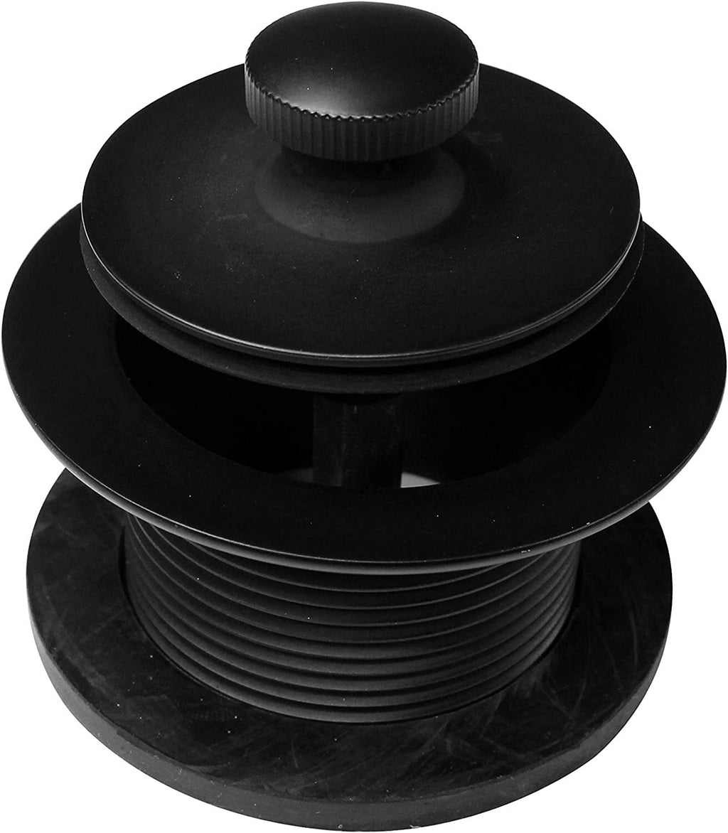 Westbrass Pull & Drain Bath Waste - 22" Make-Up, 17 Gauge Tubing, Matte Black,
