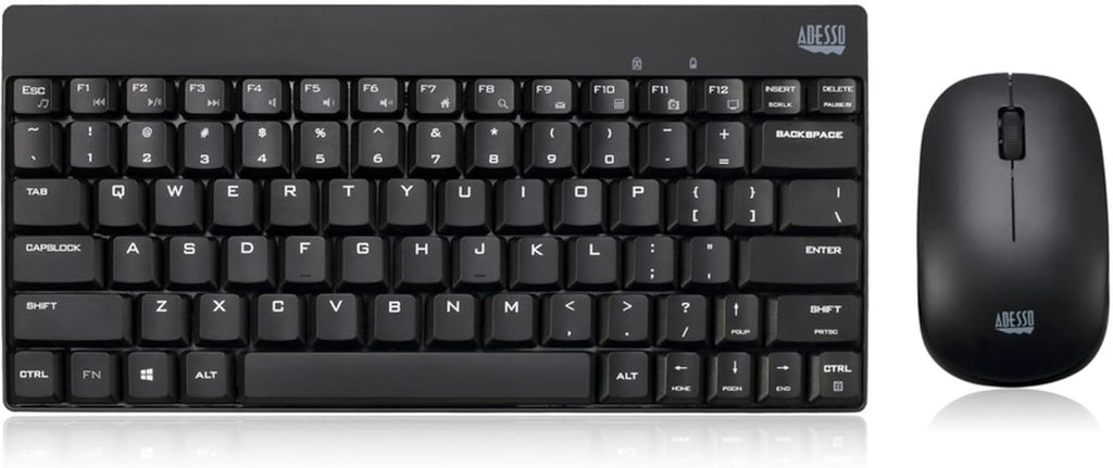 Adesso WKB-1100CB Wireless Spill Resistant Mini Keyboard and Mouse Combo