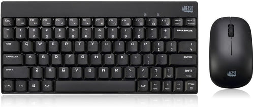 Adesso WKB-1100CB Wireless Spill Resistant Mini Keyboard and Mouse Combo
