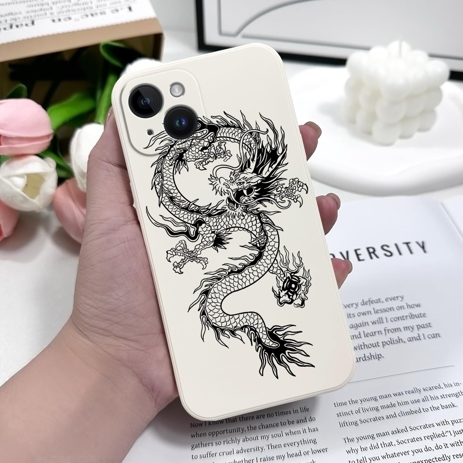 Gencyfu for iPhone 15 Case Fashionable Designs Slim Anti Scratch Drop Resistant