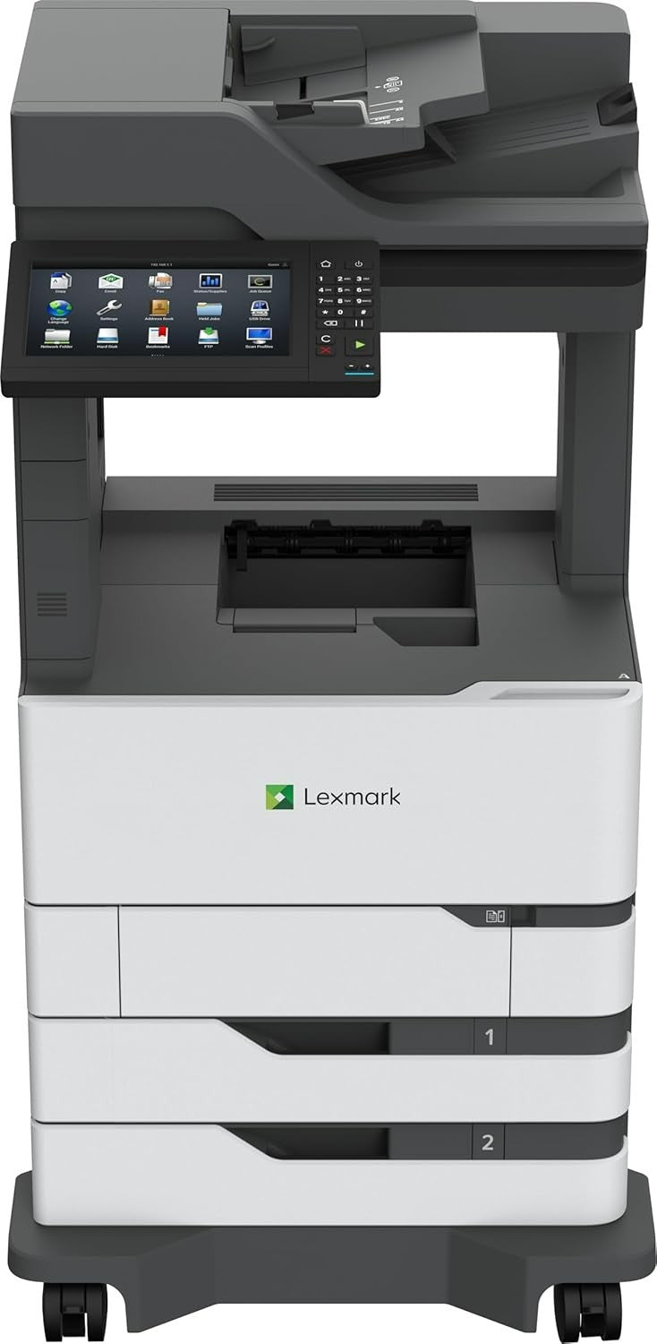 Lexmark MX822ade Monochrome Laser, Integrated Duplex (2-sided printing), 10-inch