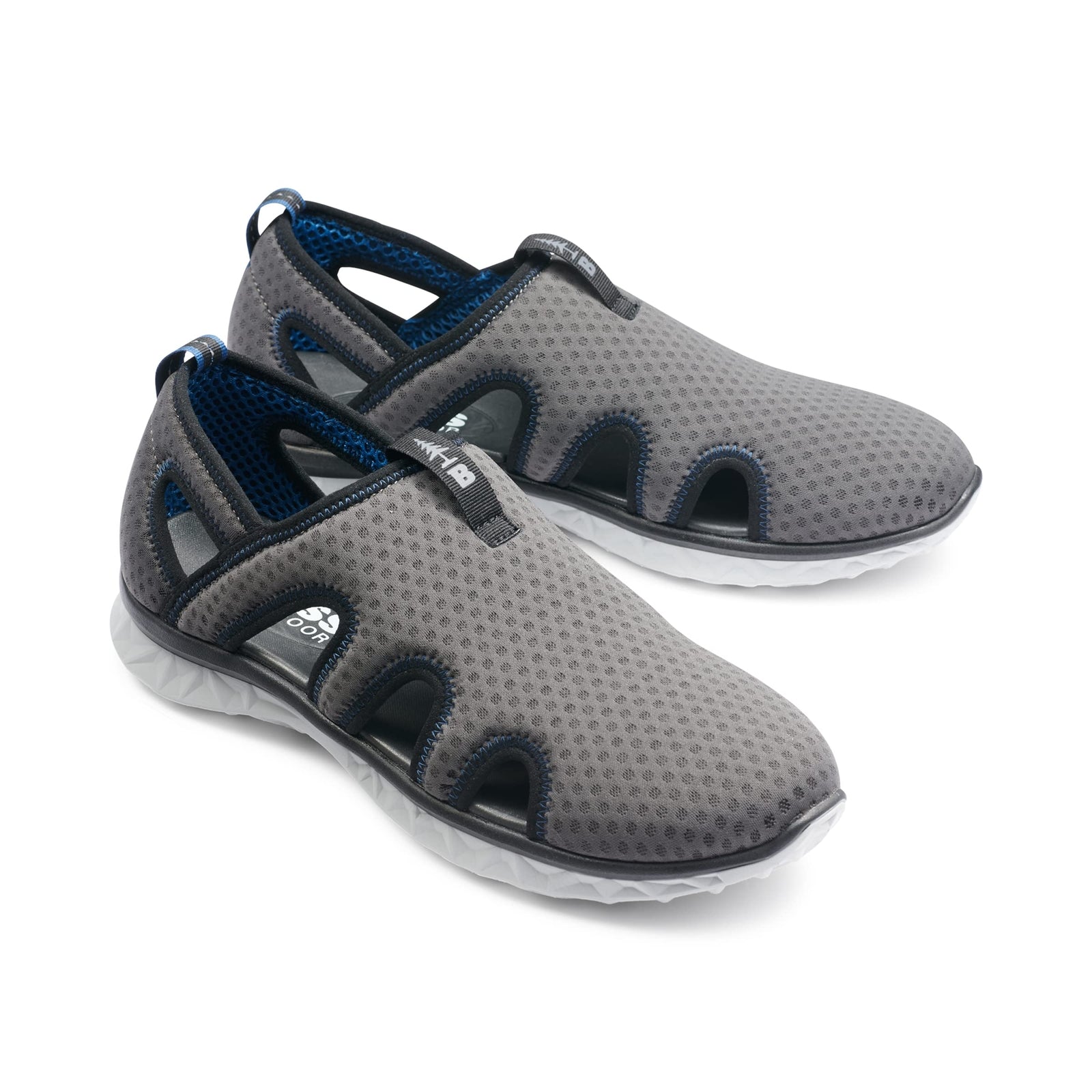 BASS OUTDOOR Men's HEX MESH Vent Hiking Shoe, Asphalt, 8.5