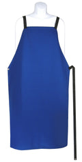 Hot Max 23142 Blue Sateen Flame Retardant Cotton Welder's Apron