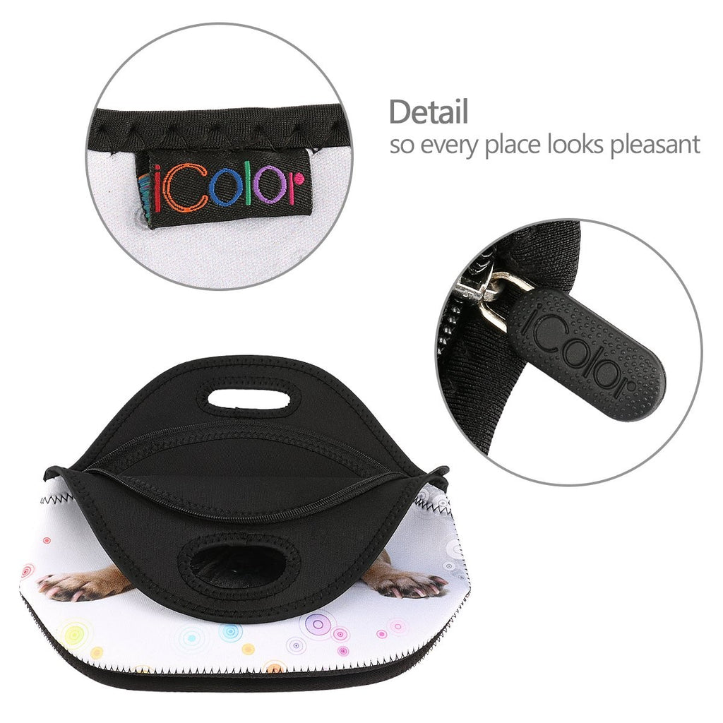 iColor Lunch Bag, Neoprene, YLB-138, Unisex, Meal Holder, Waterproof,
