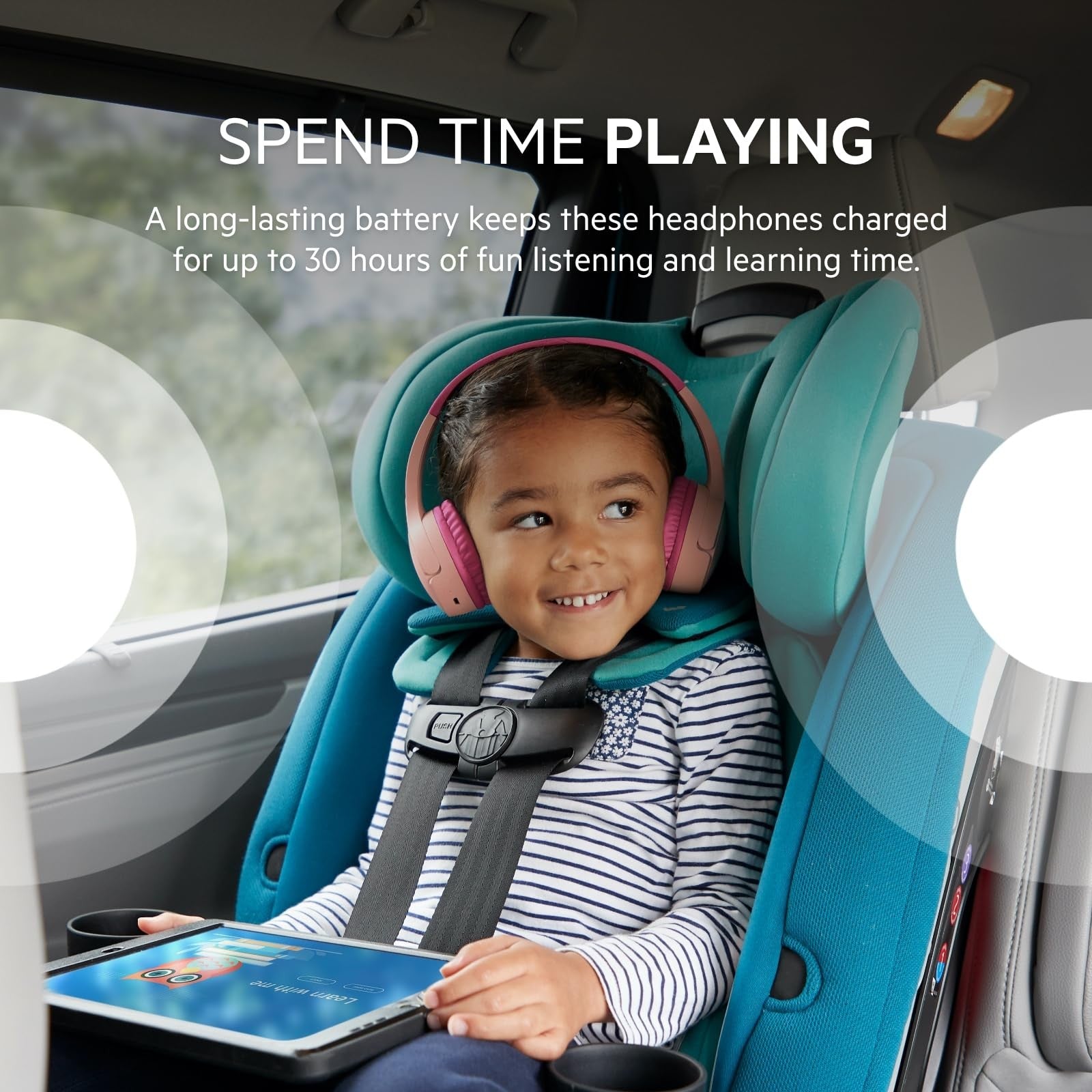 Belkin SoundForm Mini - Wireless Bluetooth Headphones for Kids with 30H Battery