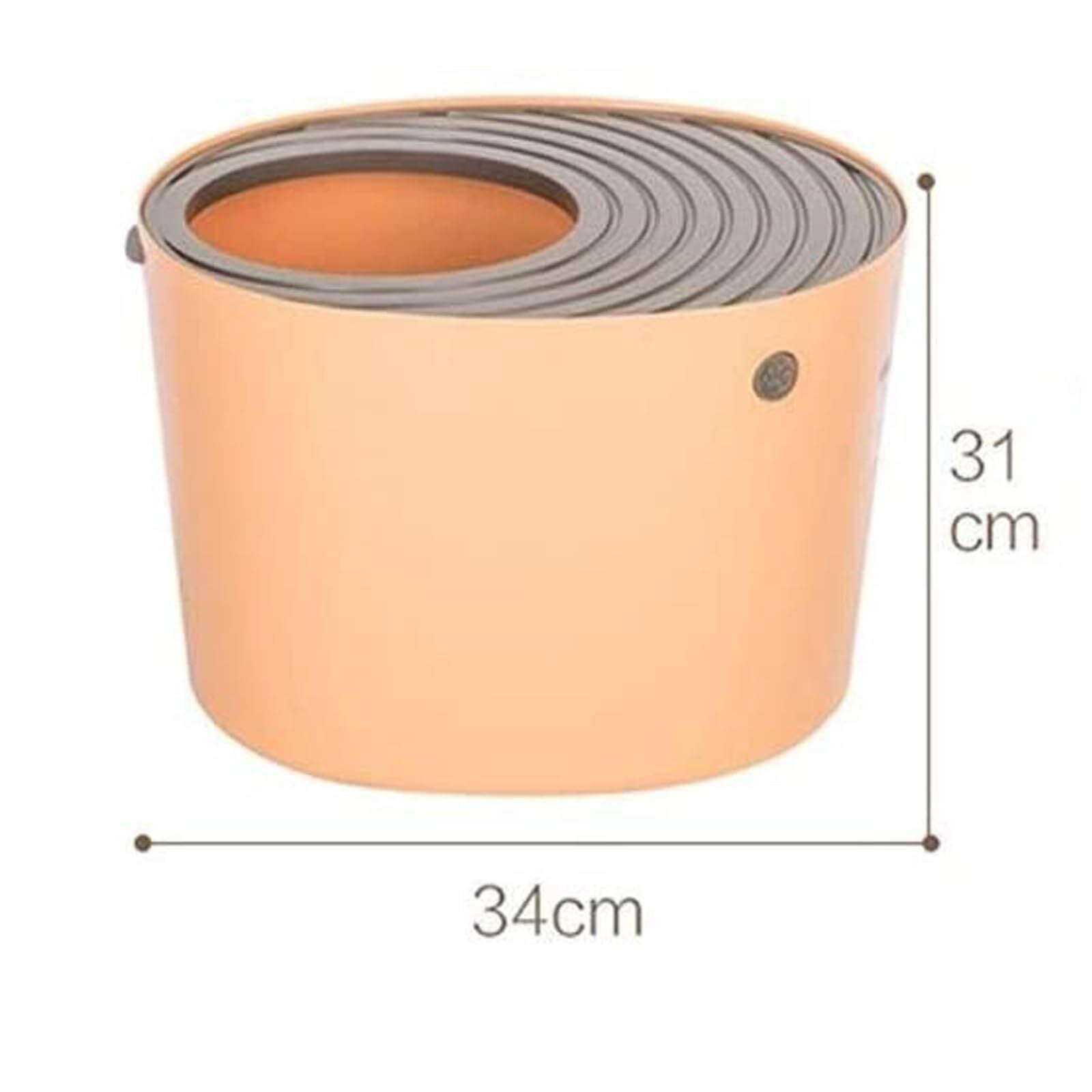 Cat Litter Boxes, High Capacity Ultra Wide-Angle Flip Creative Cat Toilet with