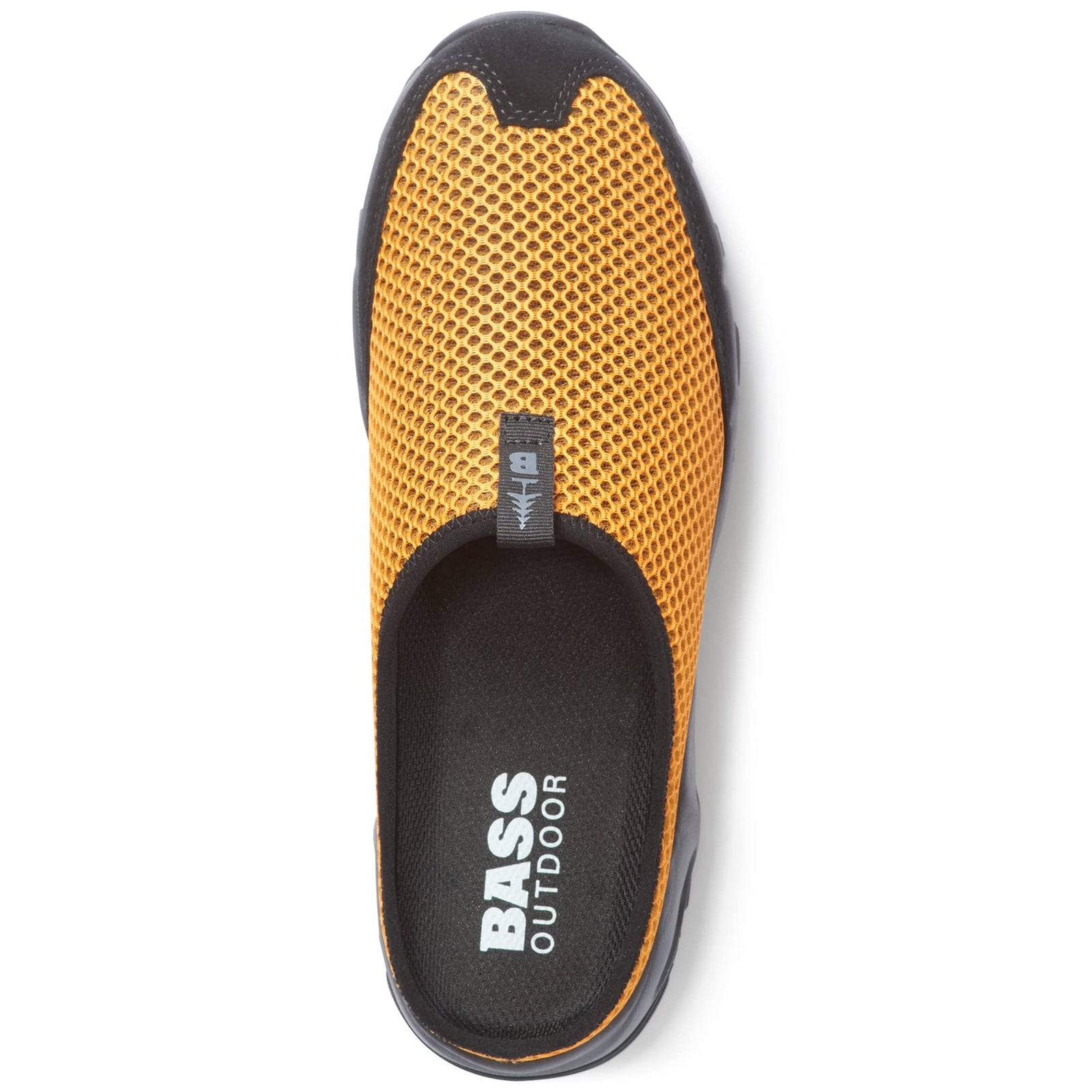 BASS OUTDOOR Men's Aqua MESH Slide Water Shoe, Flame ORNG, 7