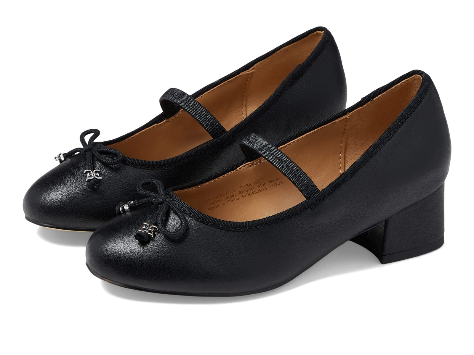 Sam Edelman Girls Tyra Mini Mary Jane Black 3 Big Kid