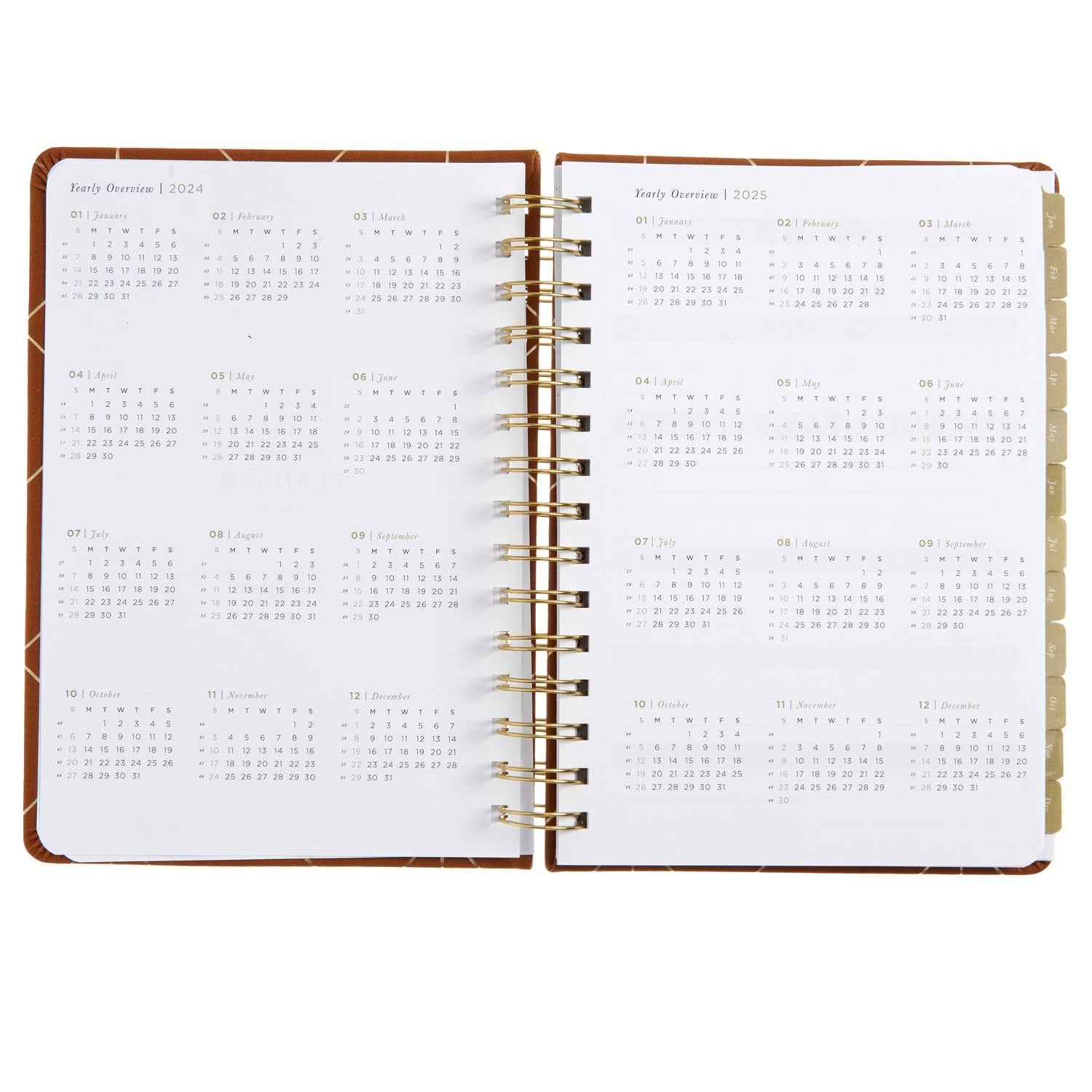 russell+hazel 2024 A5 Weekly Planner, October 2023 - December 2024, Office