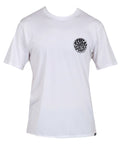 Rip Curl Wettie Short Sleeve Rash Guard Surf Shirt, X-Small, White