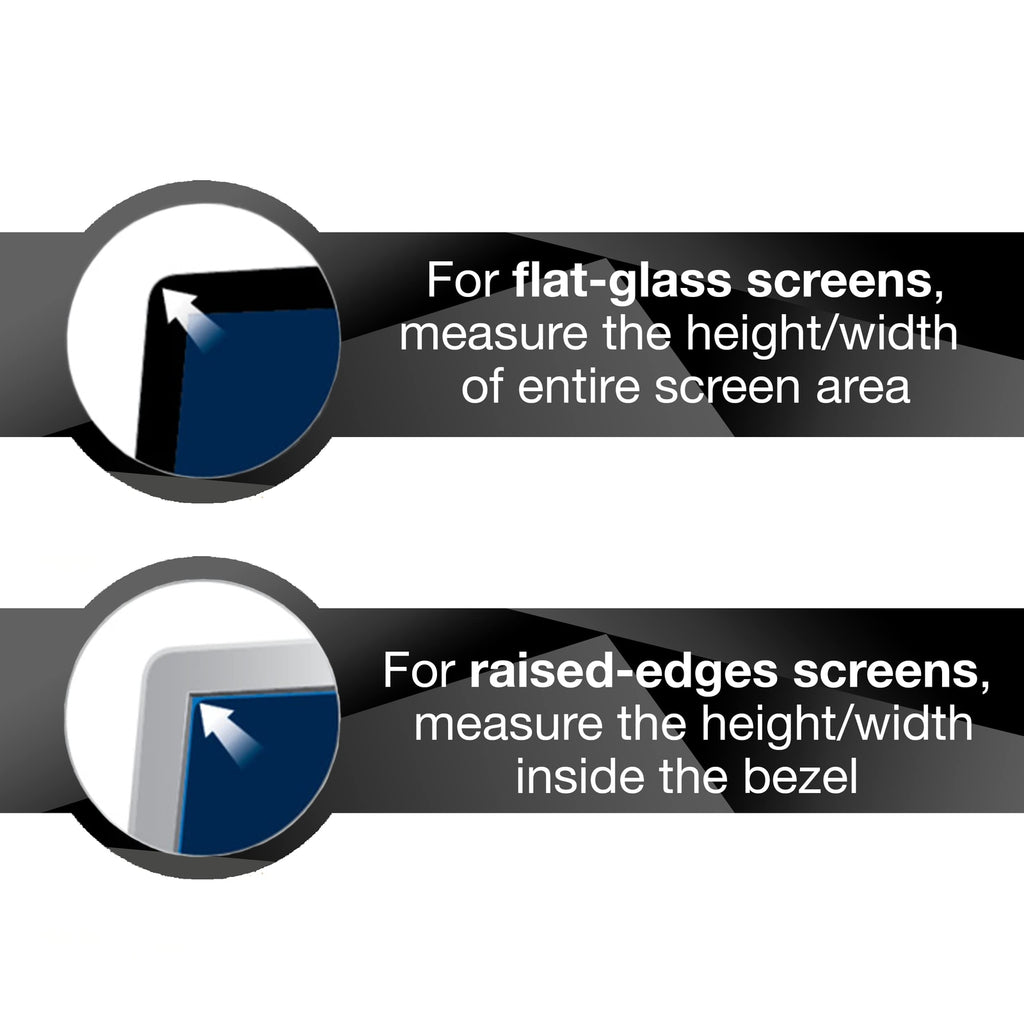 3M Privacy Filter for 20" Widescreen Monitor (PF200W9B), Black