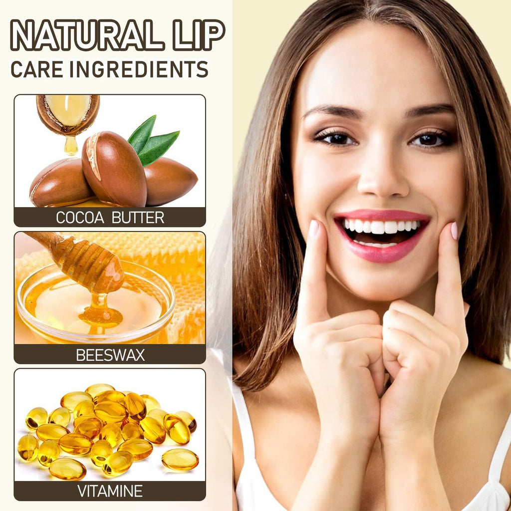 Flower Lip Balm - Color Changing Lipstick Jelly Lip Stain for Perfect Pink
