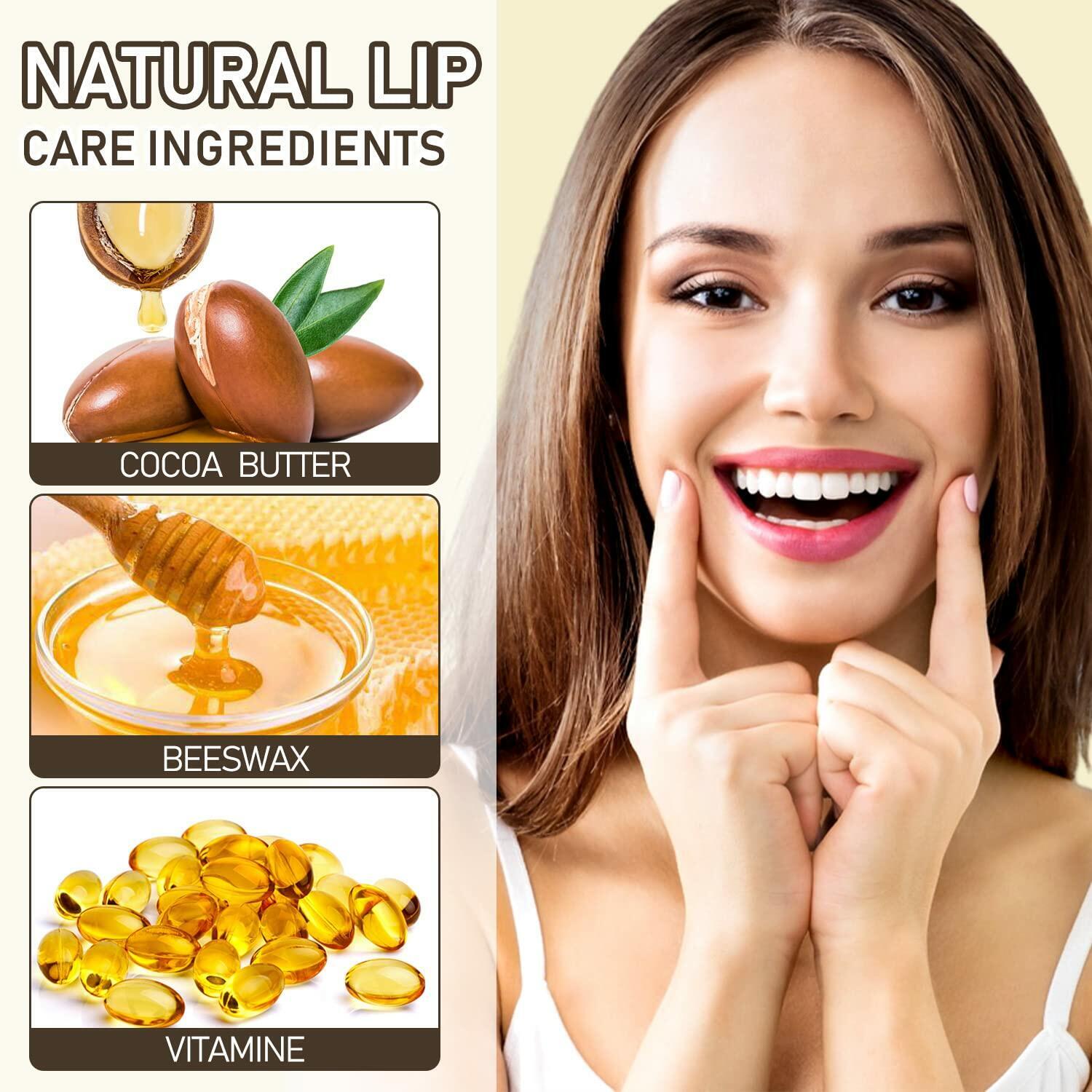 Flower Lip Balm - Color Changing Lipstick Jelly Lip Stain for Perfect Pink