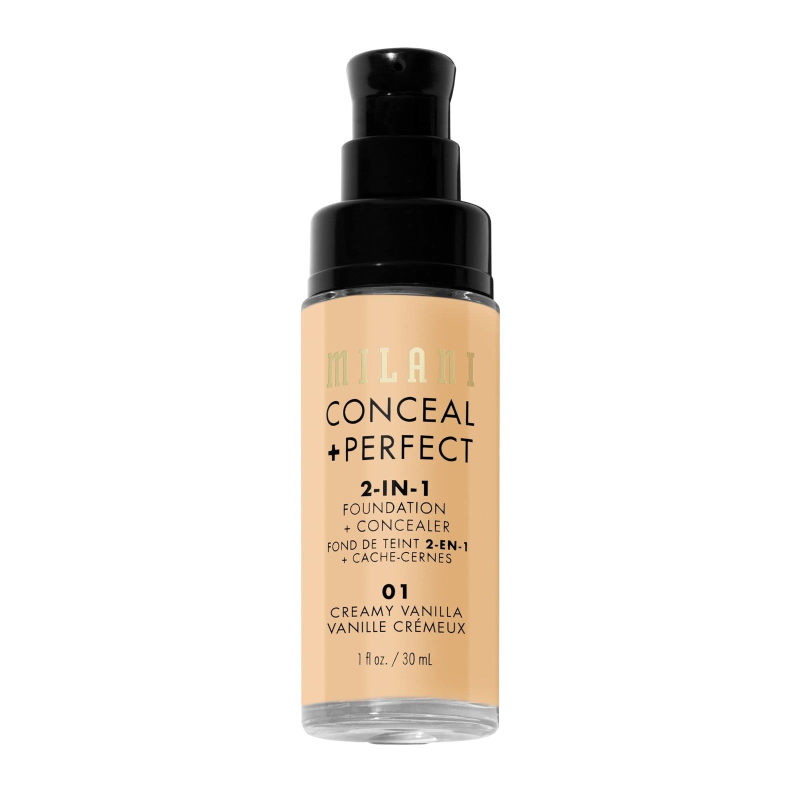 Milani Conceal + Perfect 2-in-1 Foundation + Concealer for a Flawless