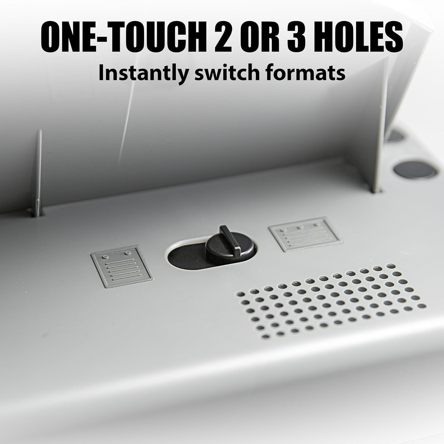 Officemate Electric 2-3 Hole Punch, Adjustable Desktop Eco-Punch, 30-Sheet Capac