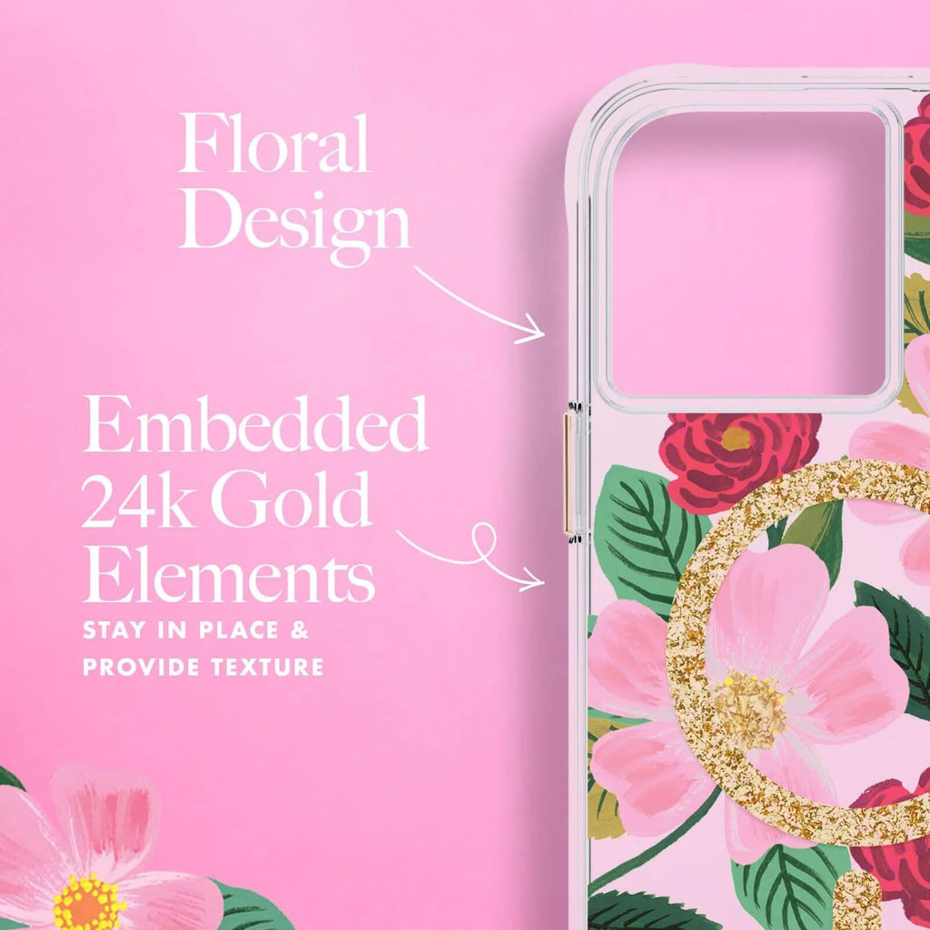Case-Mate Rifle Paper Co iPhone 15 Plus / 14 Plus 6.7"" Case [Compatible with