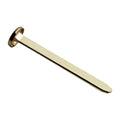 OfficeMax Solid Brass-Plated Round-Head Fasteners  Gold  100/bx