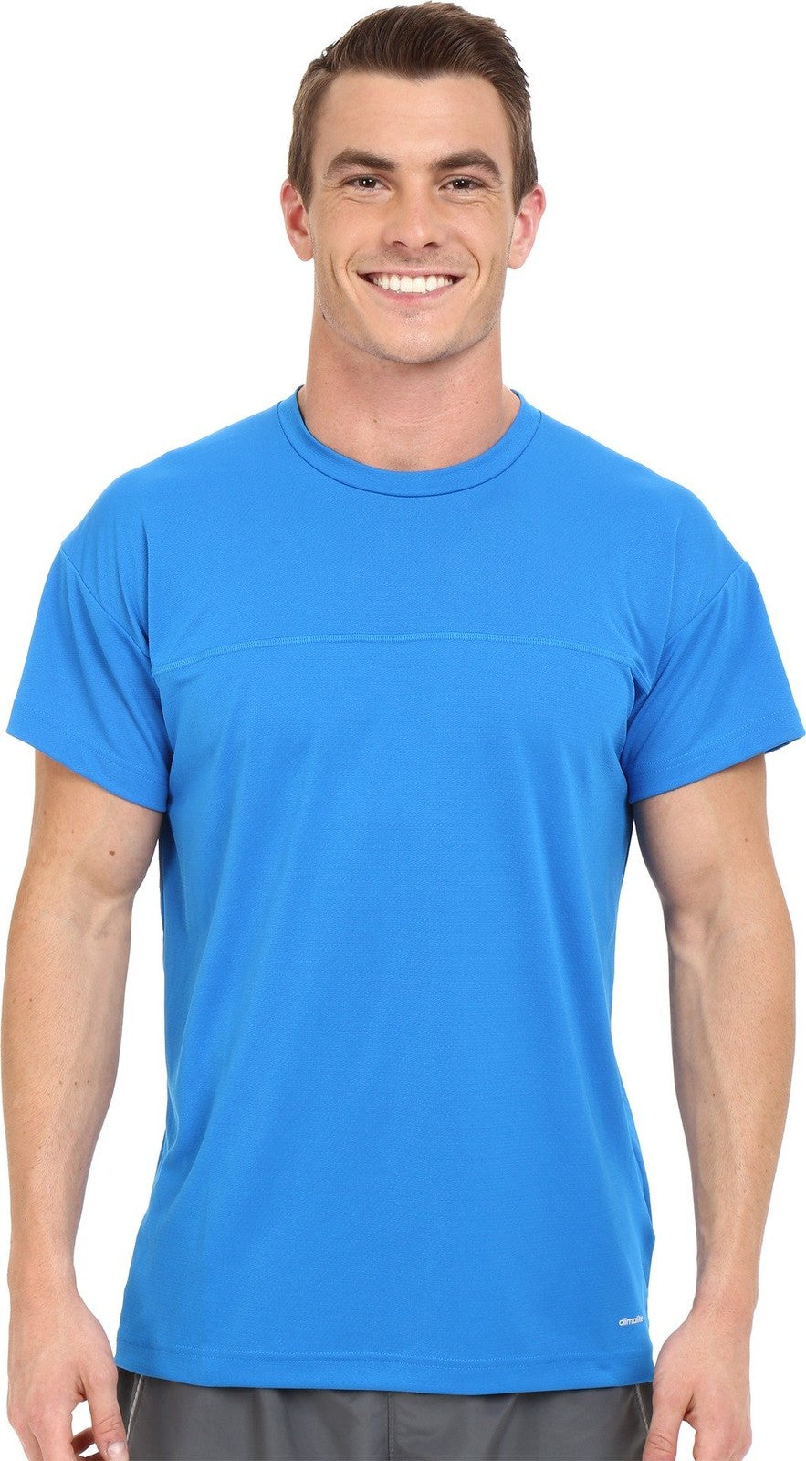adidas Outdoor Men's Hi Dry T-Shirt, Shock Blue, Medium