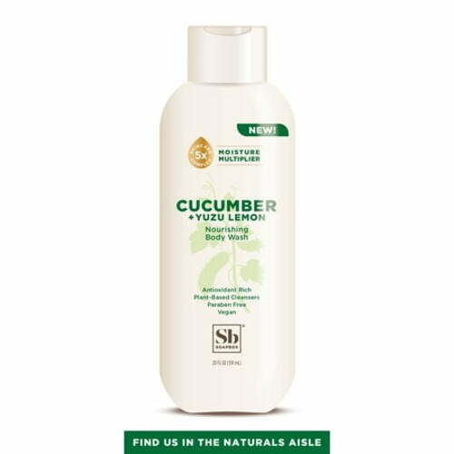 Soapbox Moisture Multiplying Body Wash for Women & Men  All Skin Types  Cucumber