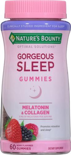 Nature's Bounty Optimal Solutions Gorgeous Sleep Melatonin 5mg Gummies with