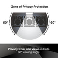 3M Privacy Filter for 20" Widescreen Monitor (PF200W9B), Black