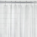 iDesign Vinyl Shower Liner, PVC-Free Mildew Resistant Curtain with Magnets for