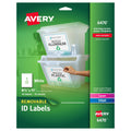 Avery® Removable Full-Sheet Labels, 6470, 8 1/2" x 11", White, Pack Of 10