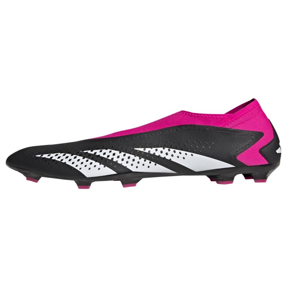 adidas Unisex Predator Accuracy.3 Firm Ground Soccer Shoe, Black/White/Team