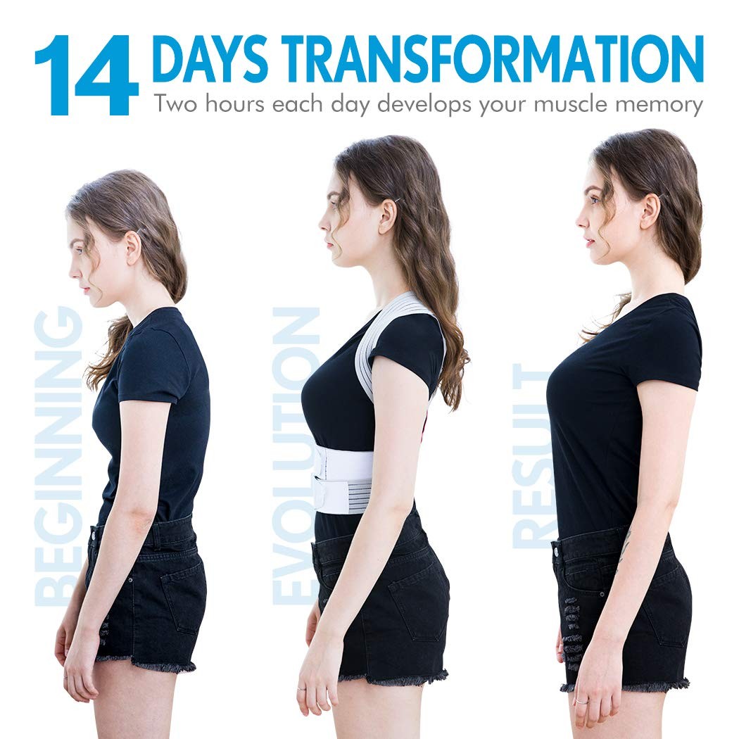 KDD Posture Corrector for Women and Teens - Posture Straightener, Adjustable