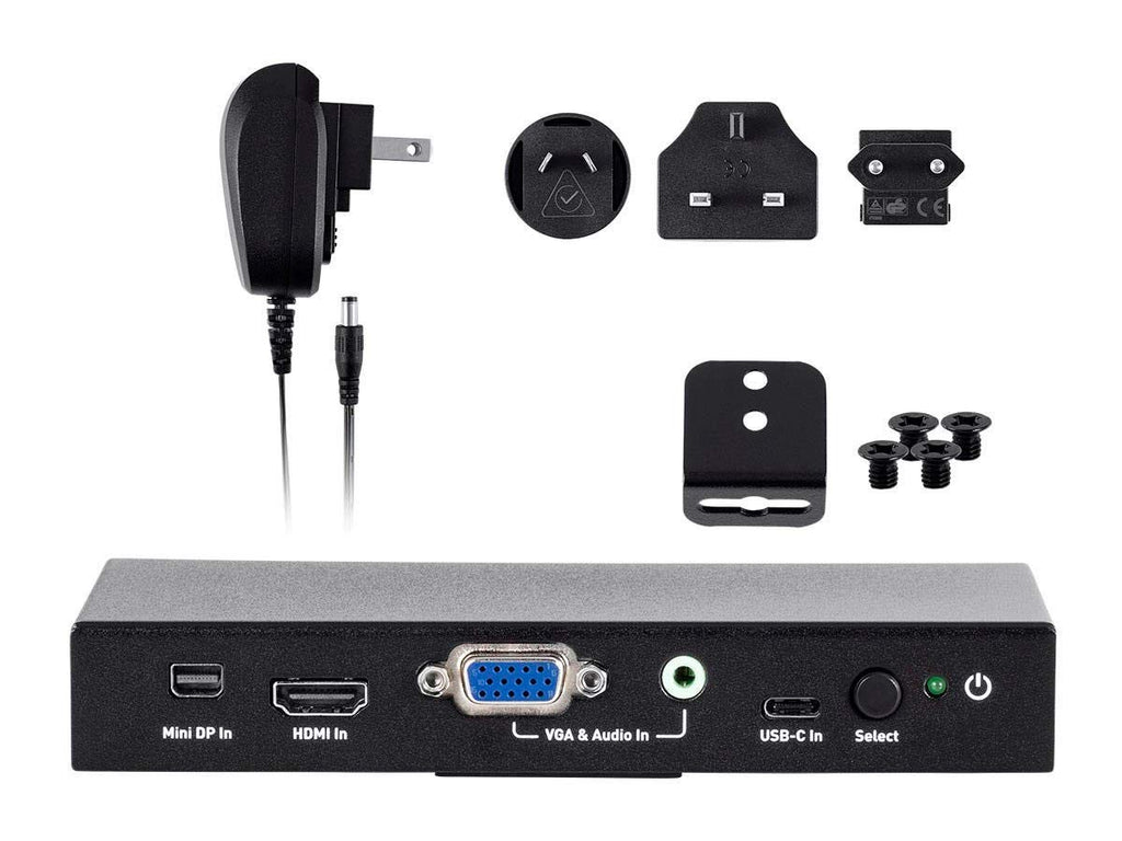 Monoprice Blackbird 4K@60Hz Multi Video Input HDMI Converter, Accepts Mini