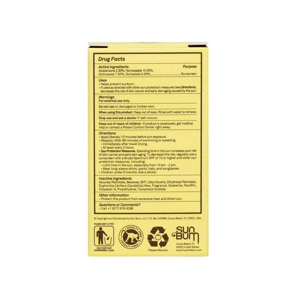 Sun Bum Face Stick 0.45-Ounce