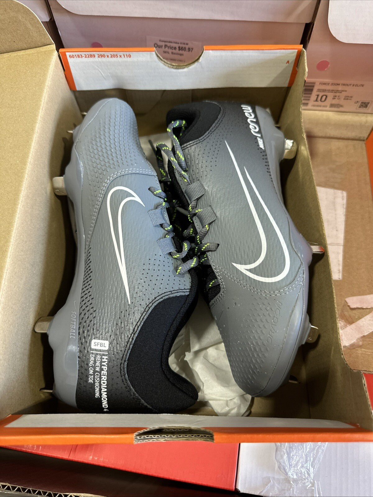 Nike Women’s Hyperdiamond 4 Pro Softball Cleats. Size 8 . New