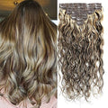 BEQUEEN Clip in Human Hair Extensions Real Human Hair 8pcs 120g Body Wavy Thi...