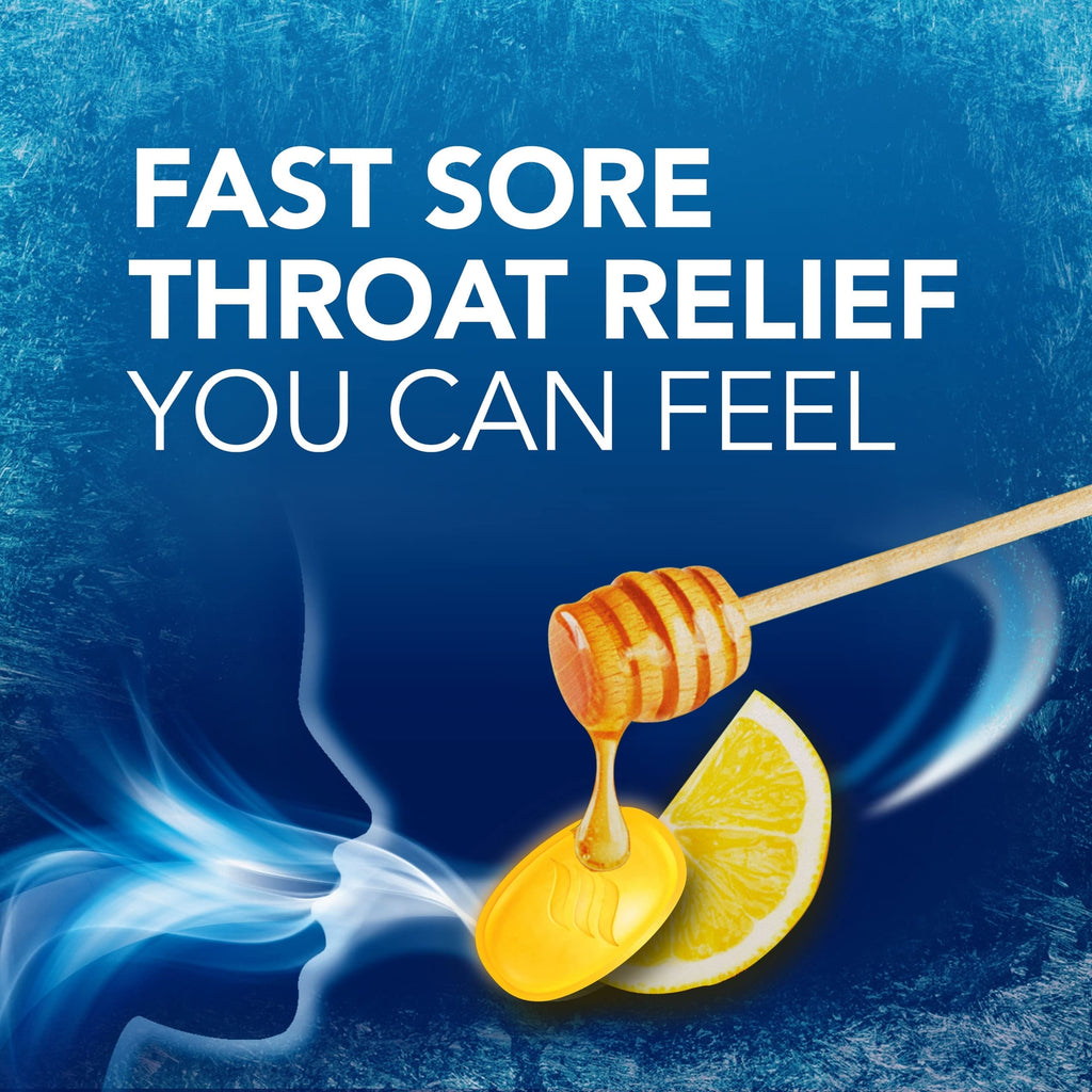 Vicks VapoCOOL Severe Medicated Sore Throat Drops, Fast-Acting Max Strength