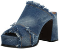 Ash Women's Maui Slide Sandal, Blue, 7
