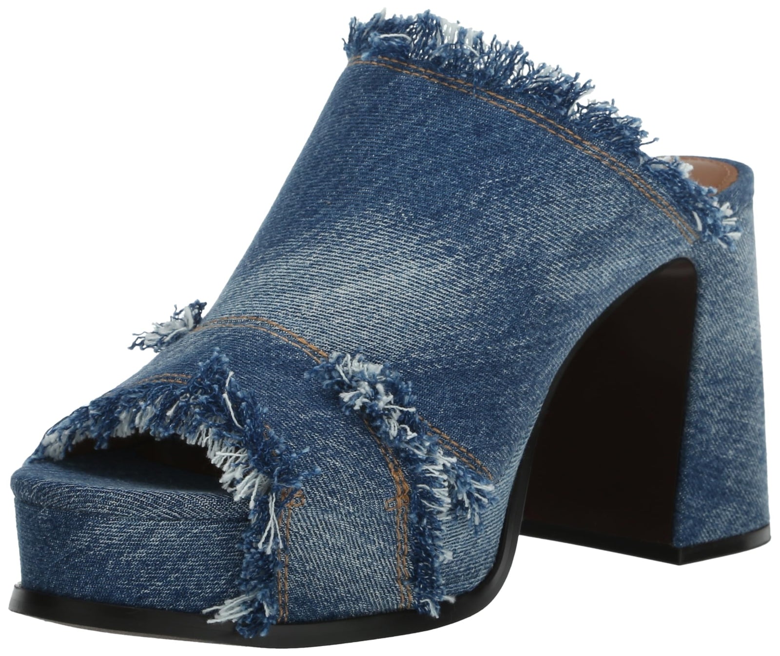 Ash Women's Maui Slide Sandal, Blue, 7