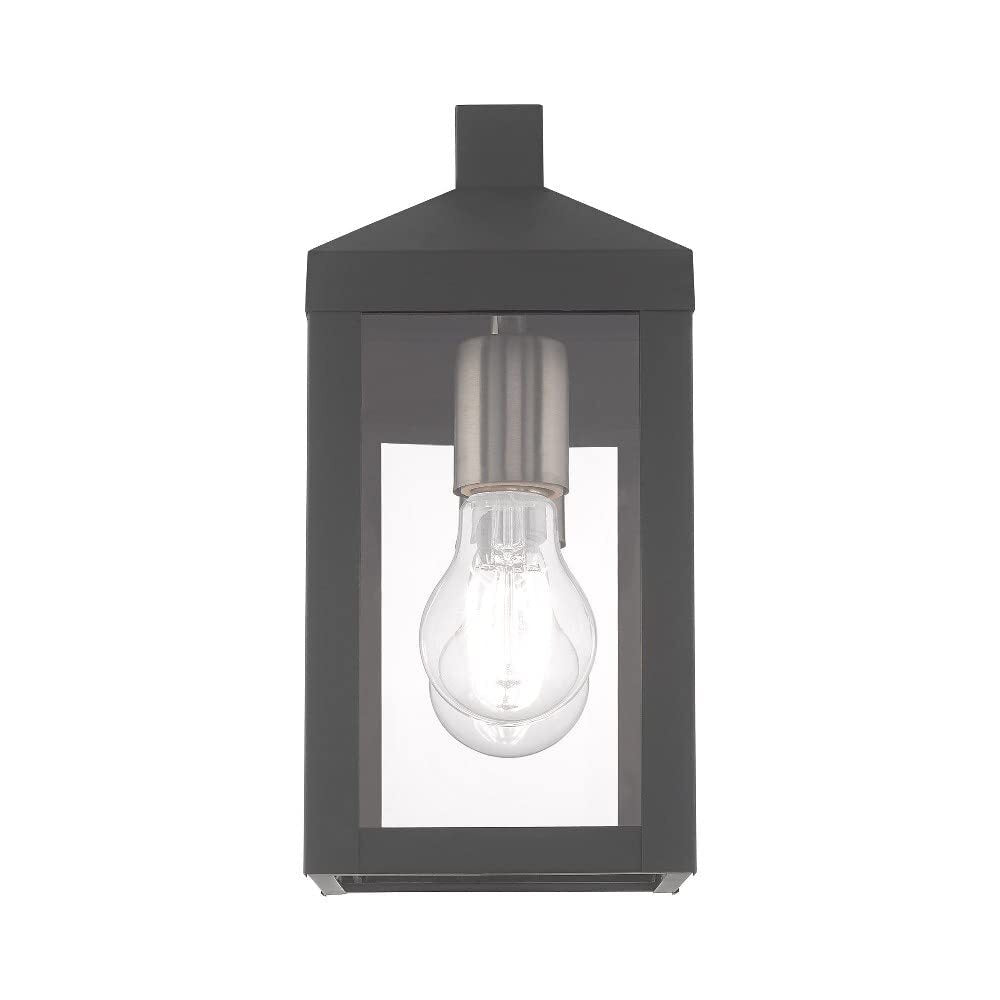 Livex Lighting 20581-01 1 Light Outdoor Wall Lantern, Brass
