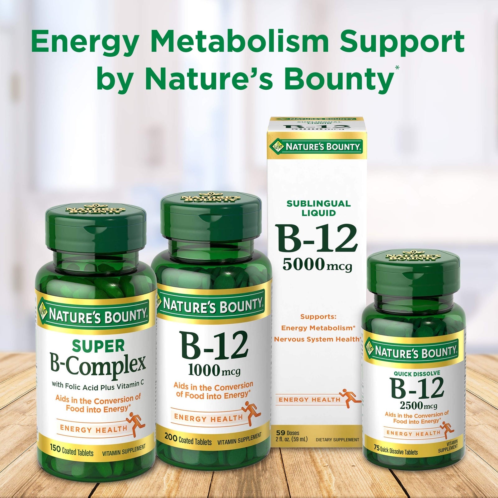 Nature's Bounty Nature’s Vitamin 500mcg Gummies Fruit Flavored Gummy Vitamin