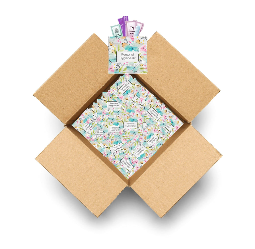 Butterfly Style Menstrual Kit All-in-One 60 Pack | Convenience on The Go |