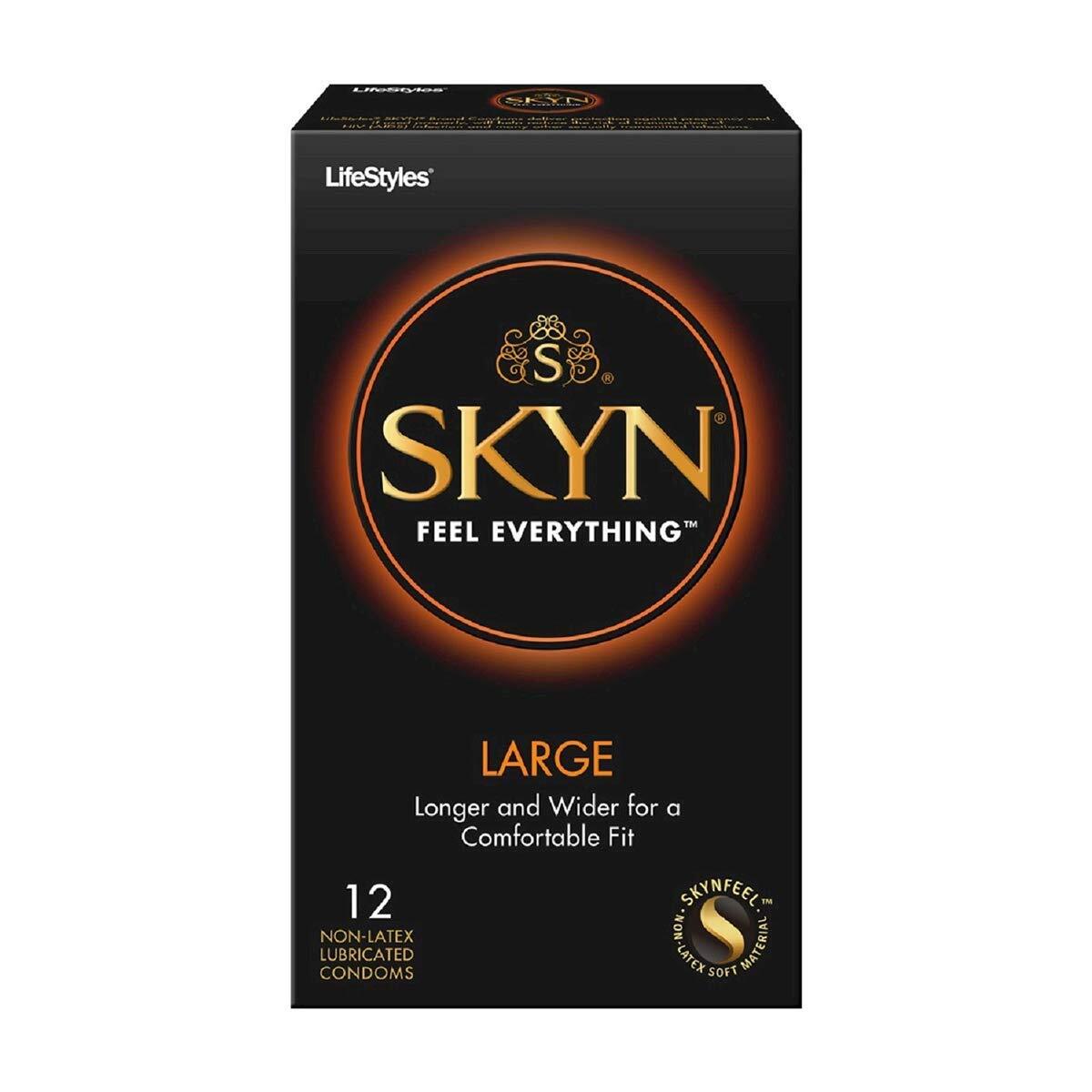 Lifestyle Skyn Large Cond Size 12ct Lifestyle Skyn Large Condom 12ct