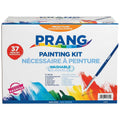Prang Washable Tempera Paint Kit for Kids, 37 Pc. Set Includes 6 Paints, 5