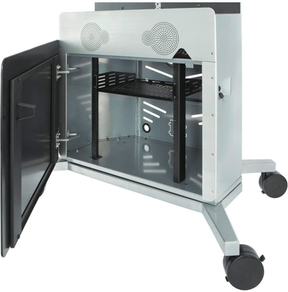 Avteq ELT-2100 Large Format Display Cart Dual Displays 75" 400 lb Capacity Rack