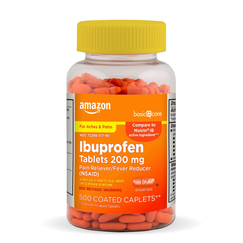 CVS Care Ibuprofen Tablets, 200 mg, Pain Reliever/Fever Reducer, 500 Count